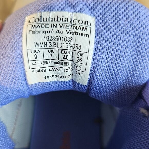 Women's Columbia Flow Centre Gray Hiking Boots Sz 9 Athletic - Picture 8 of 11